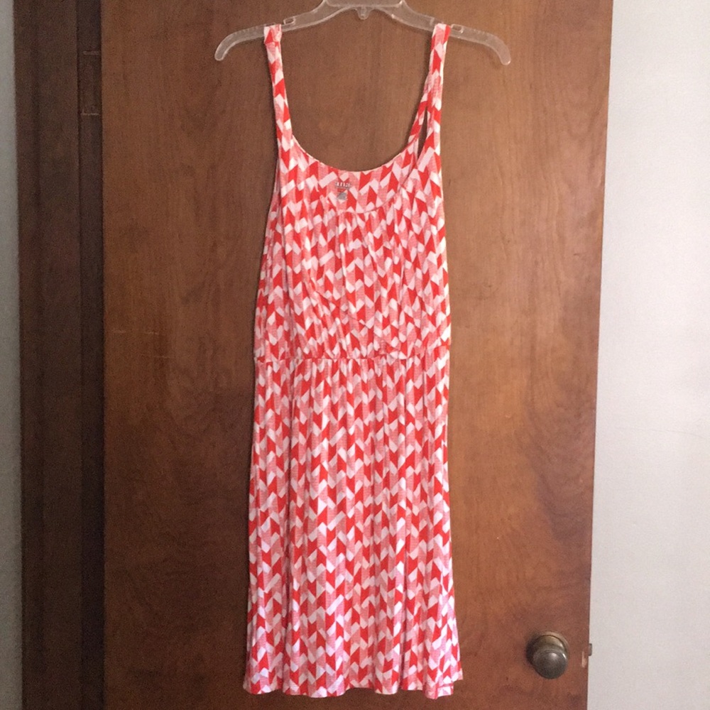 Red & White Dress